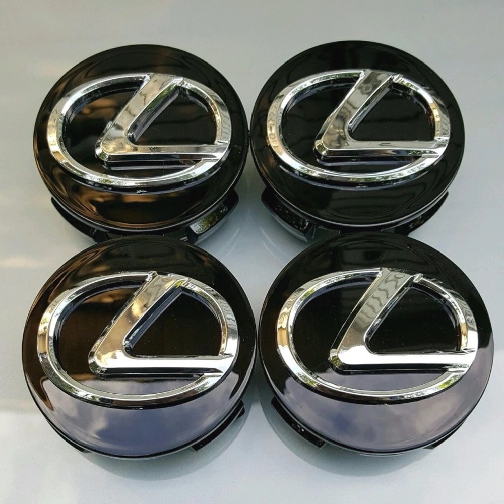 Lexus Center Caps Black 62mm Brand New (Set of 4)